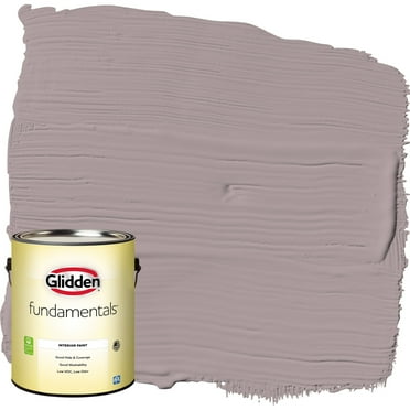 Glidden Fundamentals Interior Paint Coffee Custard / Purple, Eggshell, 1 Gallon