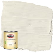Glidden Fundamentals Cold Foam / White Flat Interior Paint, 1 Quart