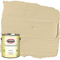 Glidden Fundamentals Interior Paint Cookie Dough / Beige, Eggshell, 1 Gallon