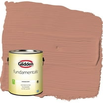 Glidden Fundamentals Copper Trail / Orange Eggshell Interior Paint, 1 Gallon