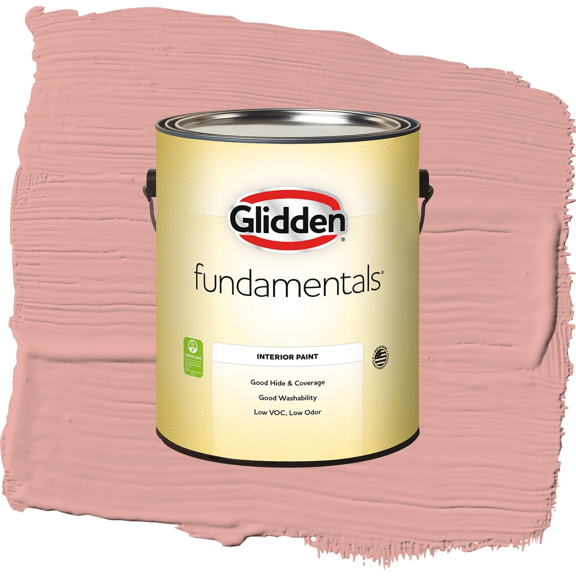 Glidden Fundamentals Coral Cove / Orange, Semi-Gloss Interior Paint, 1 Gallon