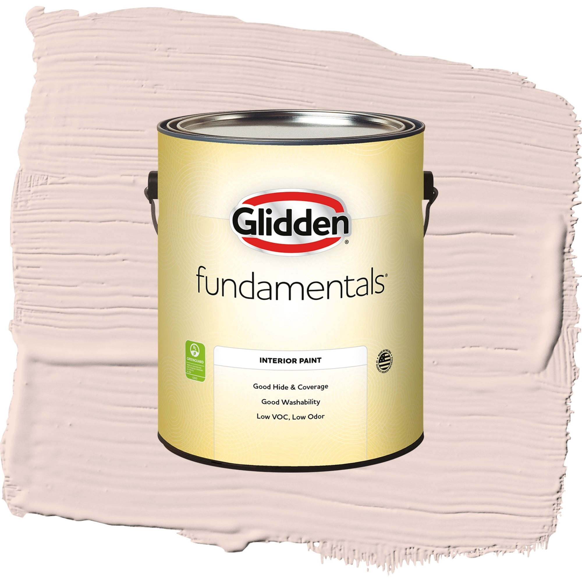 Glidden Fundamentals Coral Cream / Orange, Flat Interior Paint, 1 Gallon
