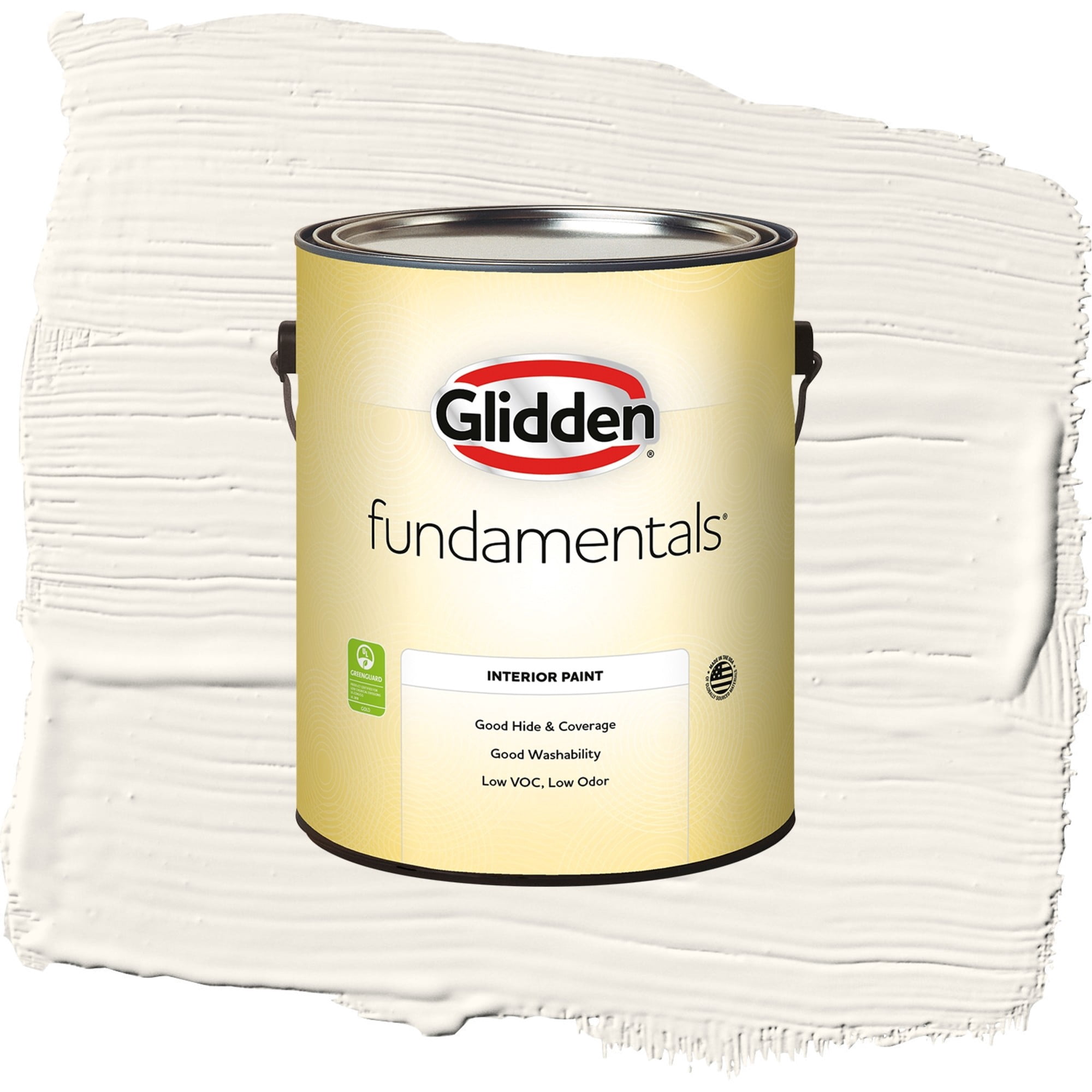 Glidden Fundamentals Cow's Milk / Off White Eggshell Interior Paint, 1 Gallon