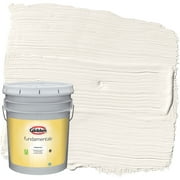 Glidden Fundamentals Interior Paint Cow's Milk / Off White, Flat, 5 Gallons
