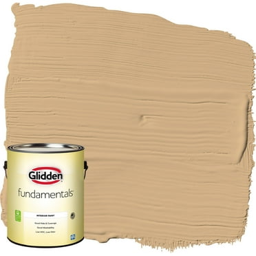 Glidden Fundamentals Interior Paint Cracker Bitz / Beige, Eggshell, 1 Gallon