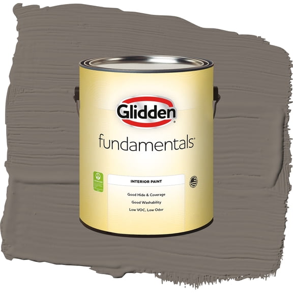 Glidden Fundamentals Deconstruction Flat Interior Paint and Primer, 1 Gallon