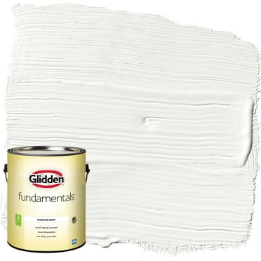 Glidden Fundamentals Interior Paint Delicate White, Eggshell, 1 Gallon