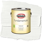Glidden Fundamentals Delicate White Eggshell Interior Paint, 1 Gallon