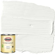 Glidden Fundamentals Interior Paint Delicate White, Flat, 1 Quart