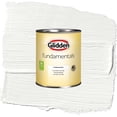 Glidden Fundamentals Delicate White Semi-Gloss Interior Paint, 1 Quart ...