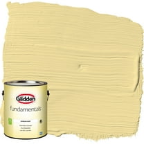 Glidden Fundamentals Interior Paint Demeter / Yellow, Eggshell, 1 Gallon