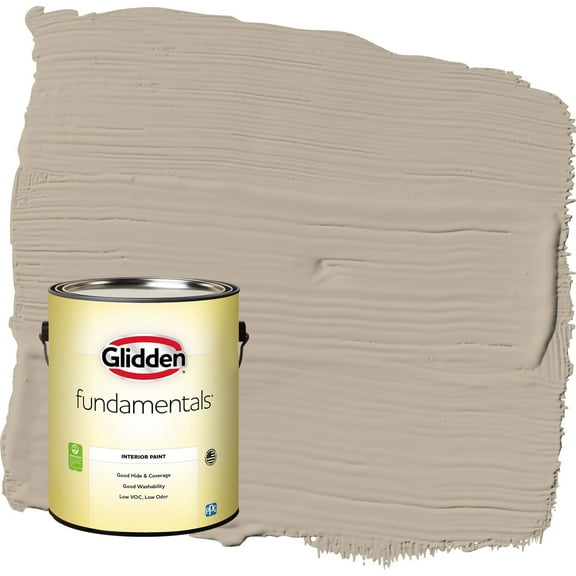 Glidden Fundamentals Discover / Beige Eggshell Interior Paint, 1 Gallon