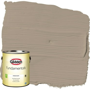 Glidden Fundamentals Interior Paint Diversion / Brown, Eggshell, 1 Gallon