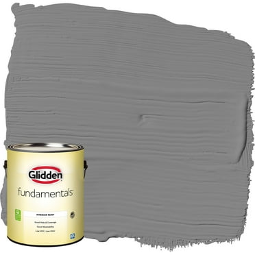 Glidden Fundamentals Interior Paint Dover Gray / Grey, Eggshell, 1 Gallon
