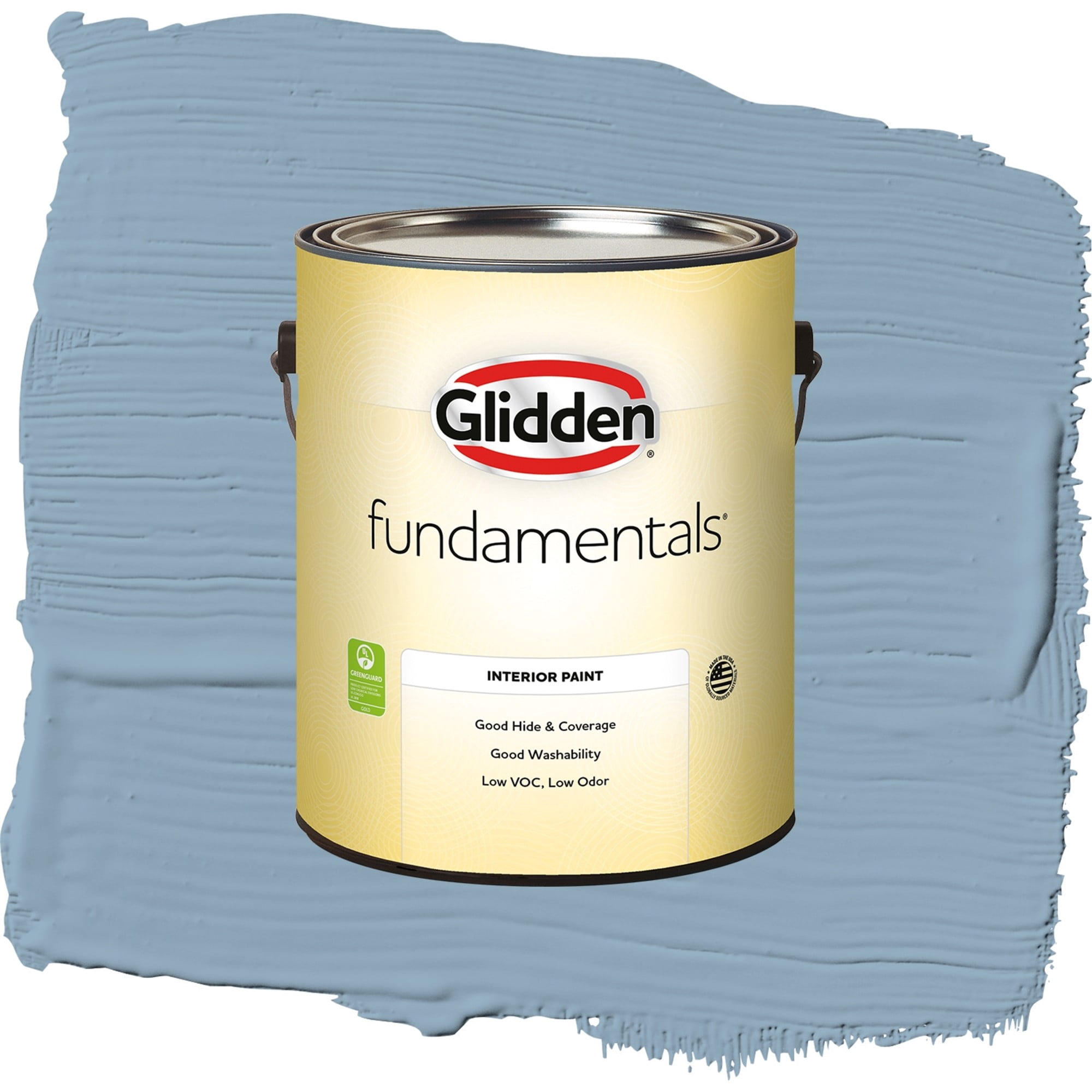 Glidden Fundamentals Dresden Dream / Blue, Eggshell Interior Paint, 1 Gallon