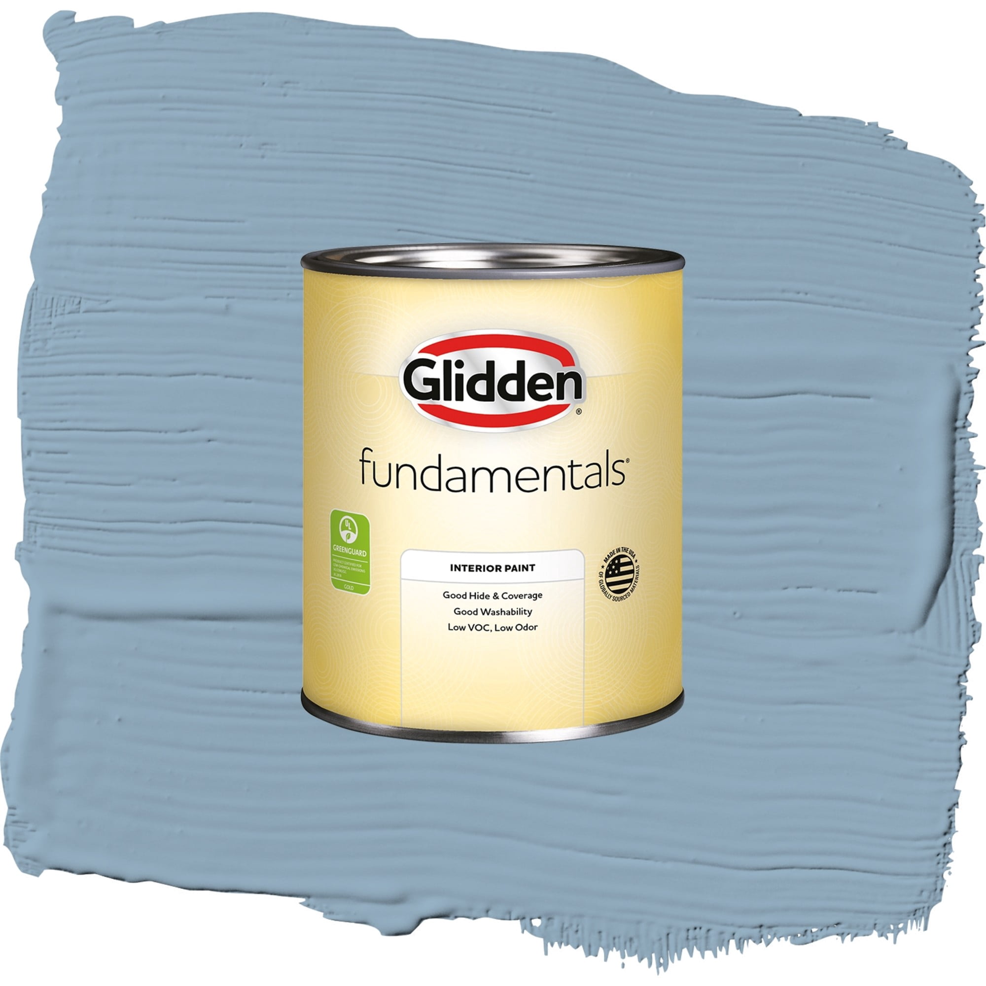 Glidden Fundamentals Dresden Dream / Blue, Eggshell Interior Paint, 1 Quart