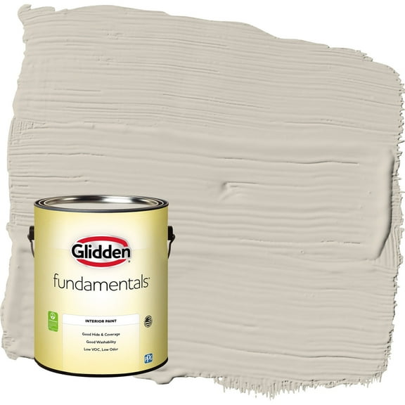 Glidden Fundamentals Dust Bunny / Beige Eggshell Interior Paint, 1 Gallon