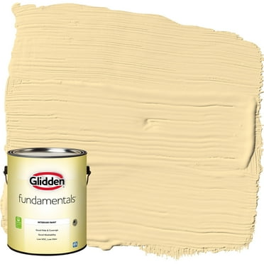 Glidden Fundamentals Interior Paint Dusty Yellow, Eggshell, 1 Gallon