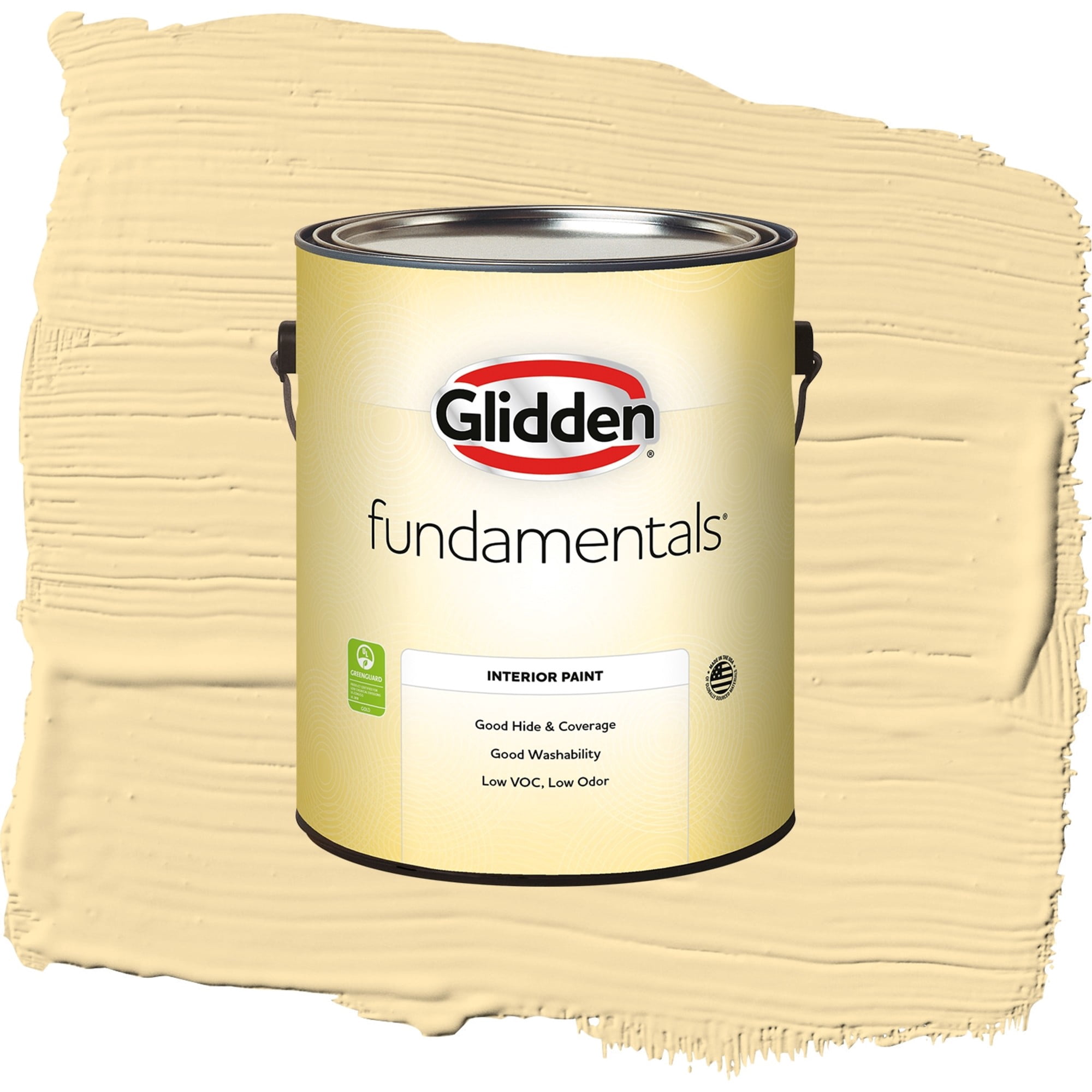 Glidden Fundamentals Dusty Yellow Eggshell Interior Paint and Primer, 1 Gallon