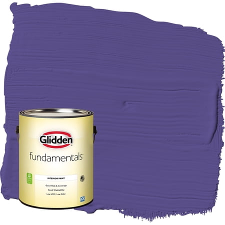 Glidden Fundamentals Eggplant / Purple, Eggshell Interior Paint, 1 Gallon