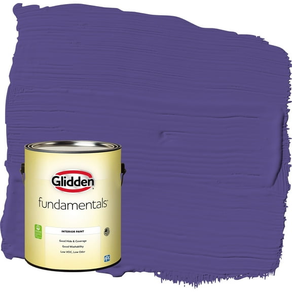 Glidden Fundamentals Eggplant / Purple Eggshell Interior Paint, 1 Gallon