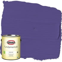 Glidden Fundamentals Interior Paint Eggplant / Purple, Eggshell, 1 Gallon