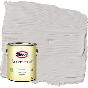 Glidden Fundamentals Elusion / Grey Eggshell Interior Paint, 1 Gallon