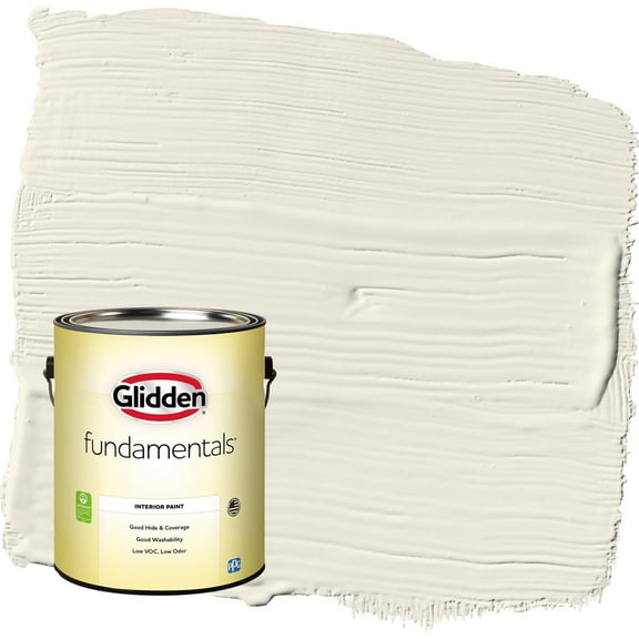 Glidden Fundamentals Enduring Ice / Beige Eggshell Interior Paint, 1 Gallon