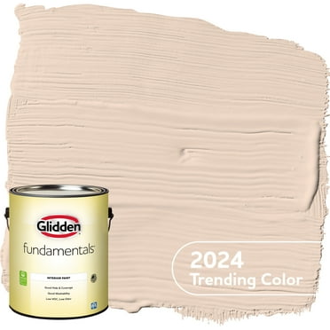 Glidden Fundamentals Interior Paint Enjoy / Orange, Semi-Gloss, 1 Gallon