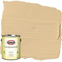 Glidden Fundamentals Interior Paint Faint Fawn / Yellow, Eggshell, 1 Gallon