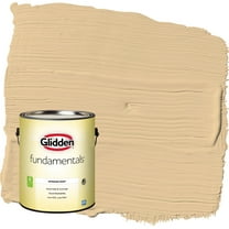 Glidden Fundamentals Faint Fawn / Yellow Eggshell Interior Paint, 1 Gallon