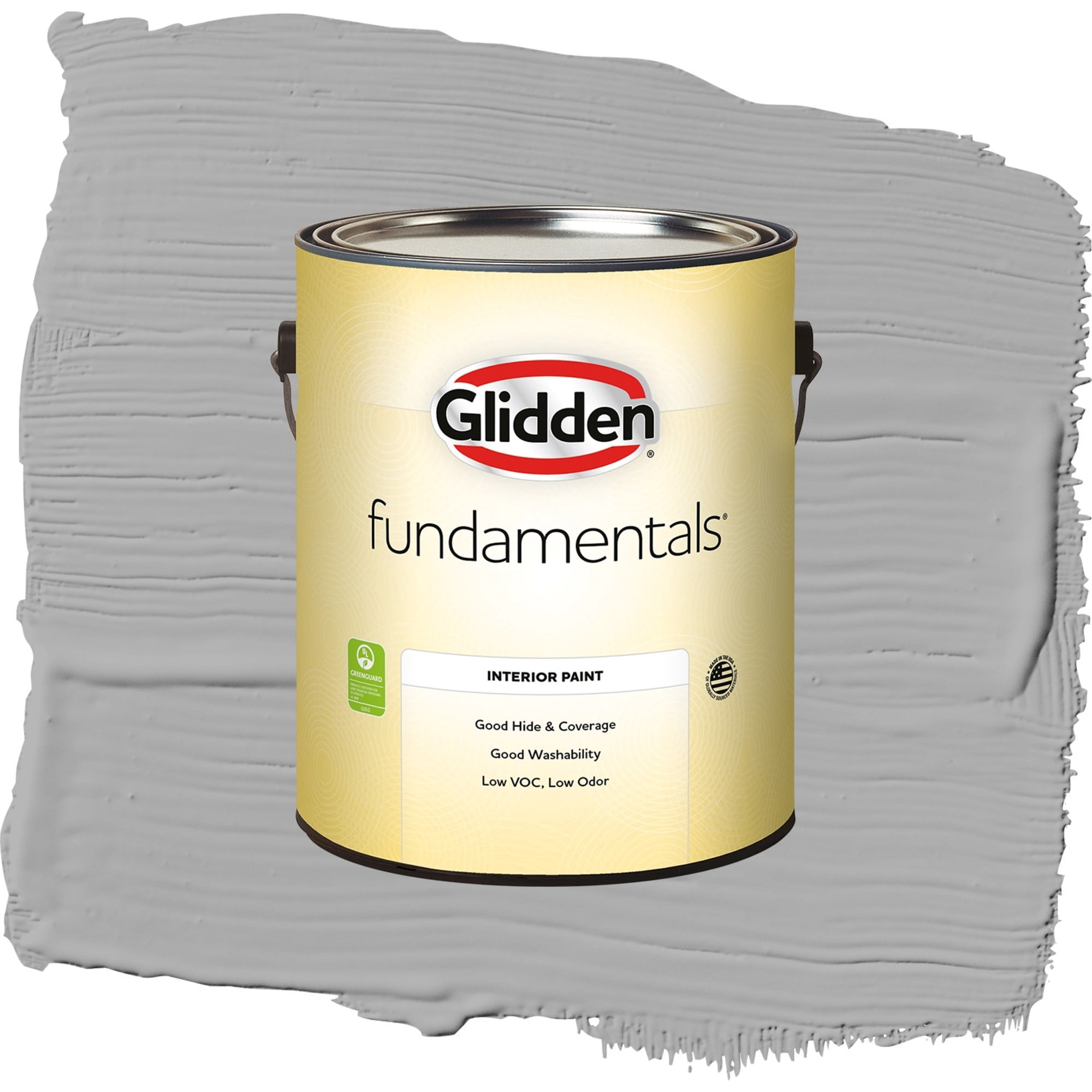 Glidden Fundamentals Flagstone / Gray, Eggshell Interior Paint, 1 Gallon