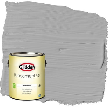 Glidden Fundamentals Flagstone / Gray Eggshell Interior Paint, 1 Gallon