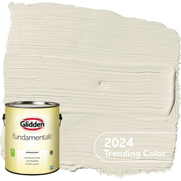 Glidden Fundamentals Interior Paint Focus / Off White, Eggshell, 1 Gallon
