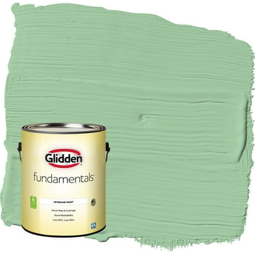 Glidden Fundamentals French Market / Green Eggshell Interior Paint, 1 Gallon