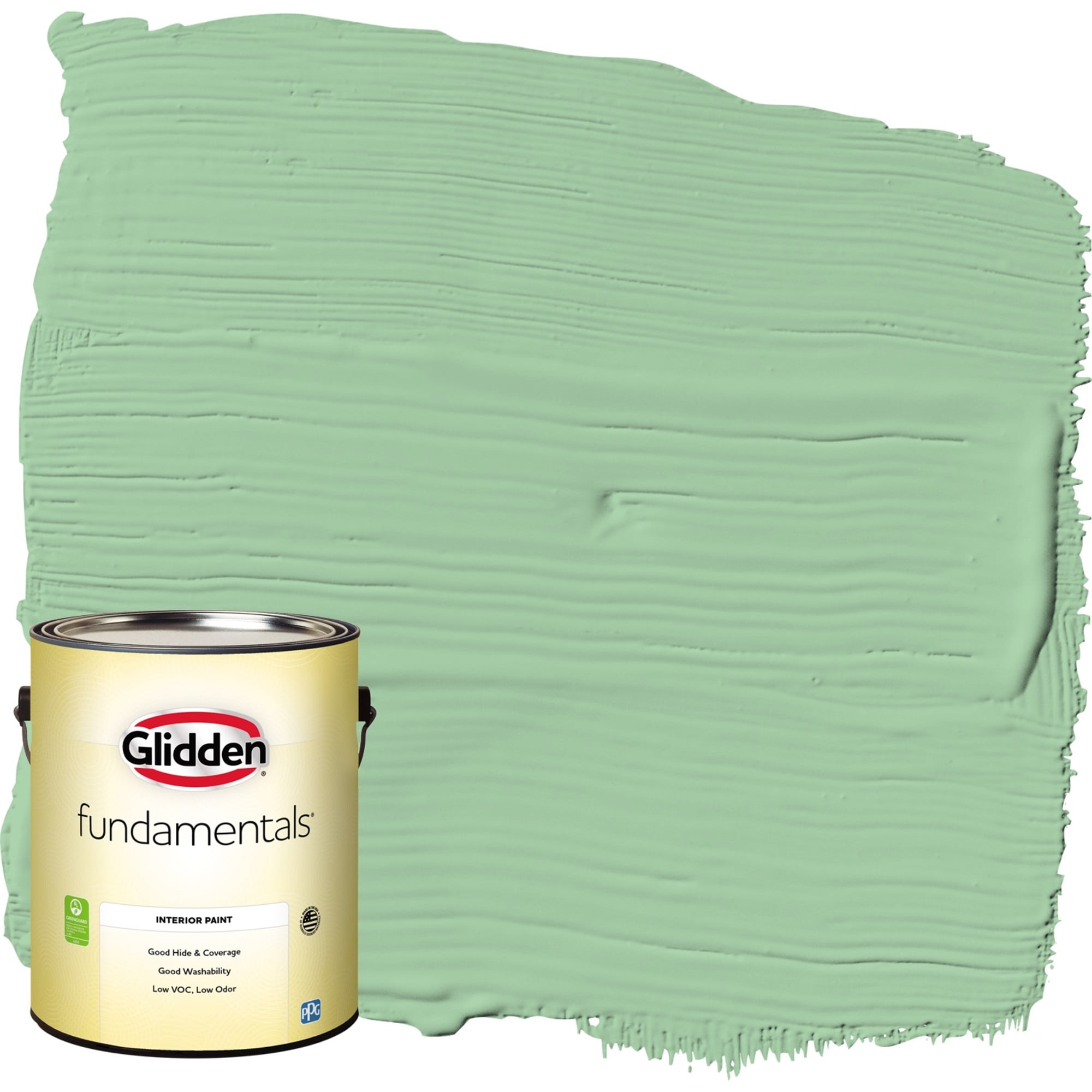 Glidden Fundamentals Interior Paint French Market / Green, Eggshell, 1 ...