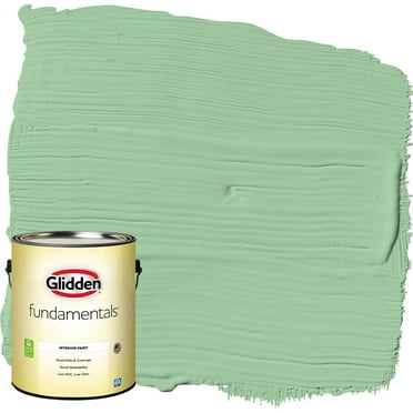 Glidden Fundamentals Interior Paint French Market / Green, Eggshell, 1 Gallon