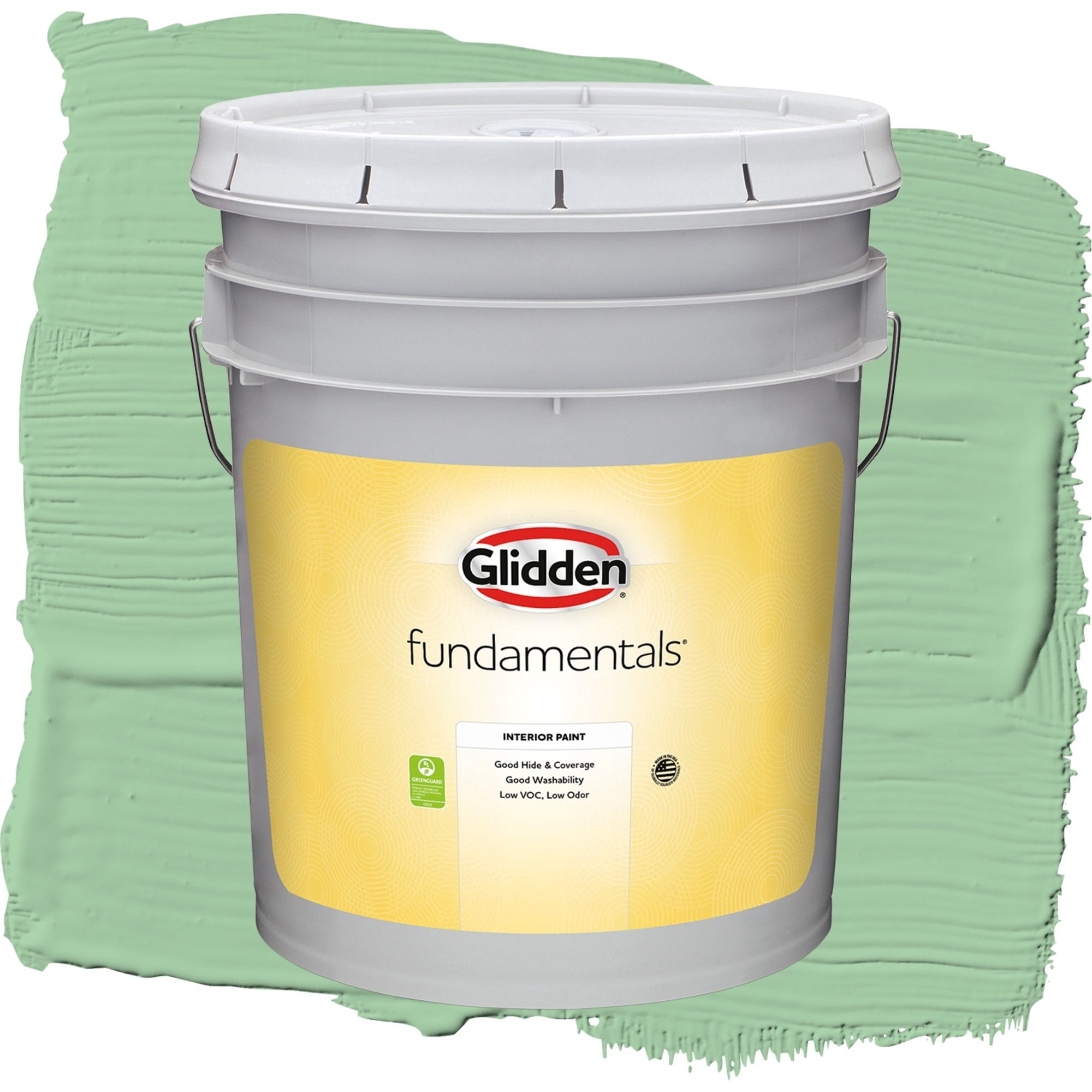 Glidden Fundamentals French Market / Green, Eggshell Interior Paint, 5 Gallon