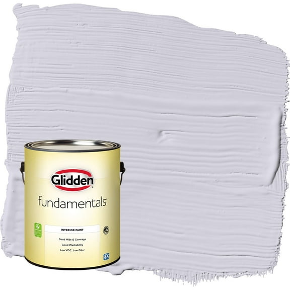 Glidden Fundamentals Frosted Lilac / Purple Eggshell Interior Paint, 1 Gallon