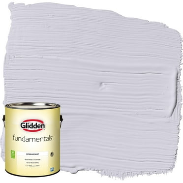 Glidden Fundamentals Interior Paint Frosted Lilac / Purple, Eggshell, 1 Gallon