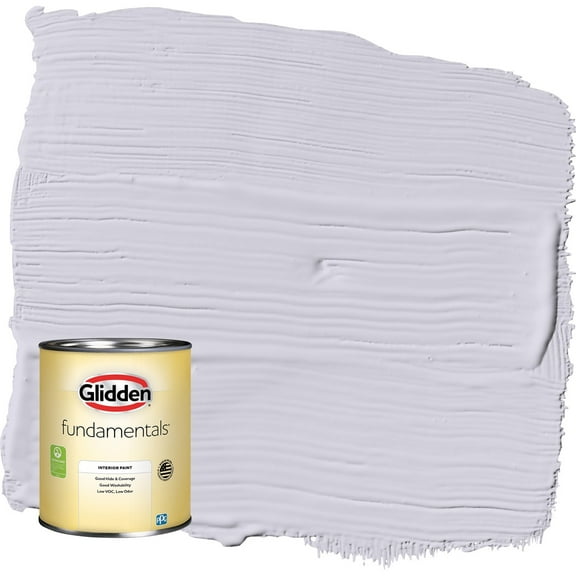 Glidden Fundamentals Frosted Lilac / Purple Flat Interior Paint, 1 Quart