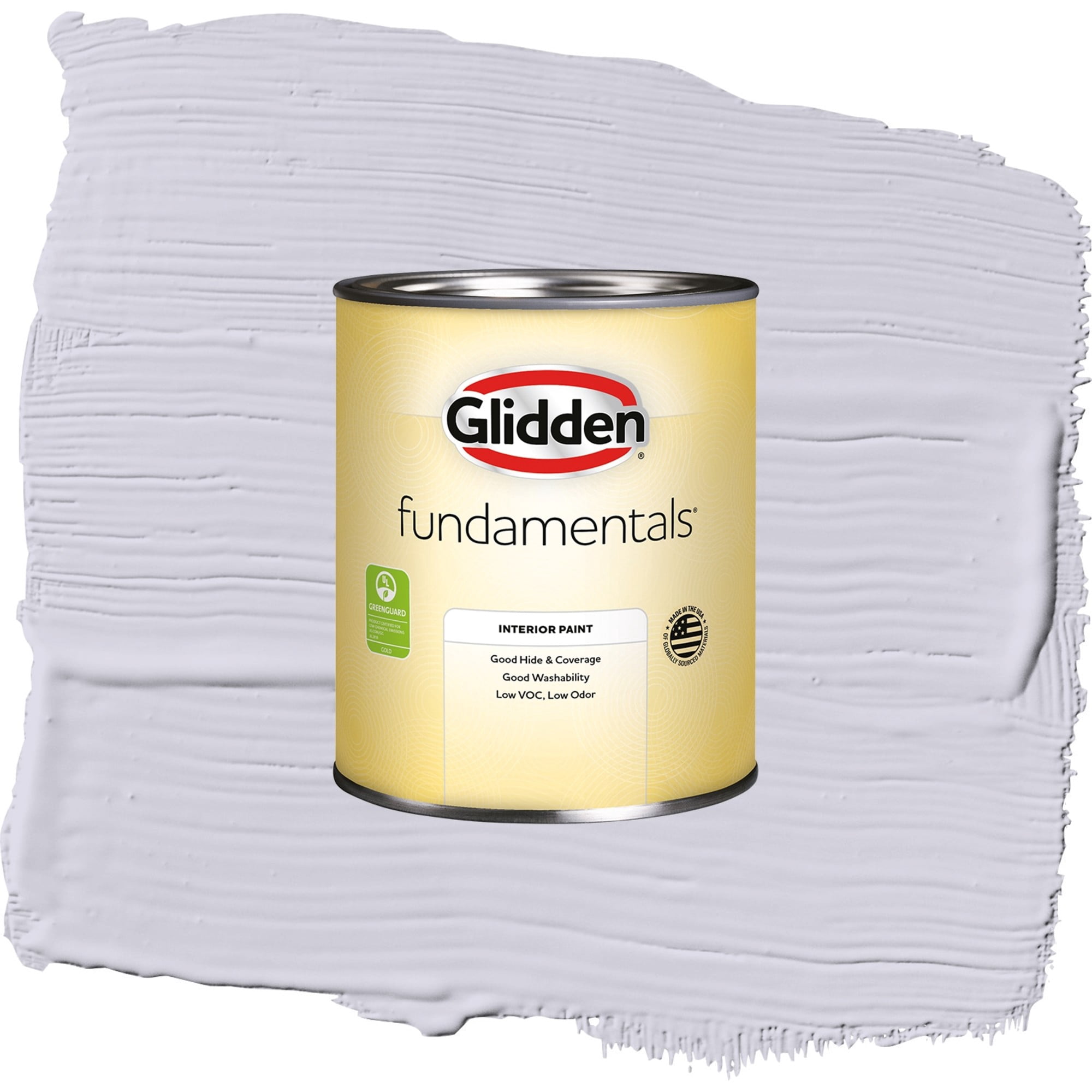 Glidden Fundamentals Frosted Lilac / Purple, Flat Interior Paint, 1 Quart