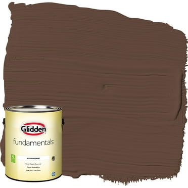 Glidden Fundamentals Interior Paint Fudge / Beige, Eggshell, 1 Gallon