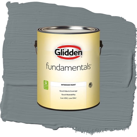 Glidden Fundamentals Garrison Gray Eggshell Interior Paint and Primer, 1 Gallon
