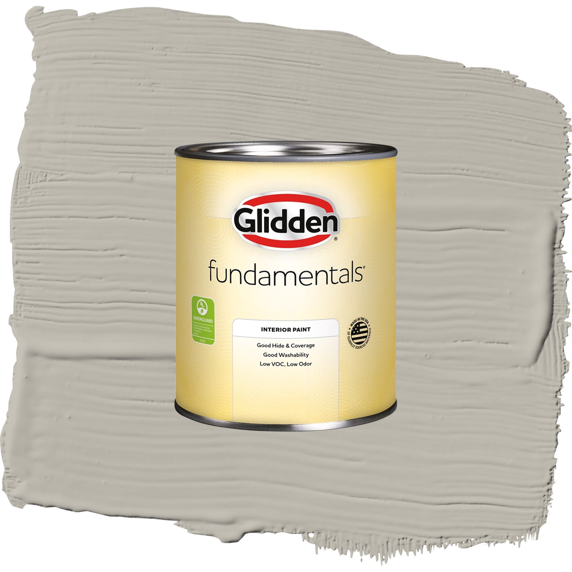 Glidden Fundamentals Ghost Writer / Beige, Semi-Gloss Interior Paint, 1 Quart
