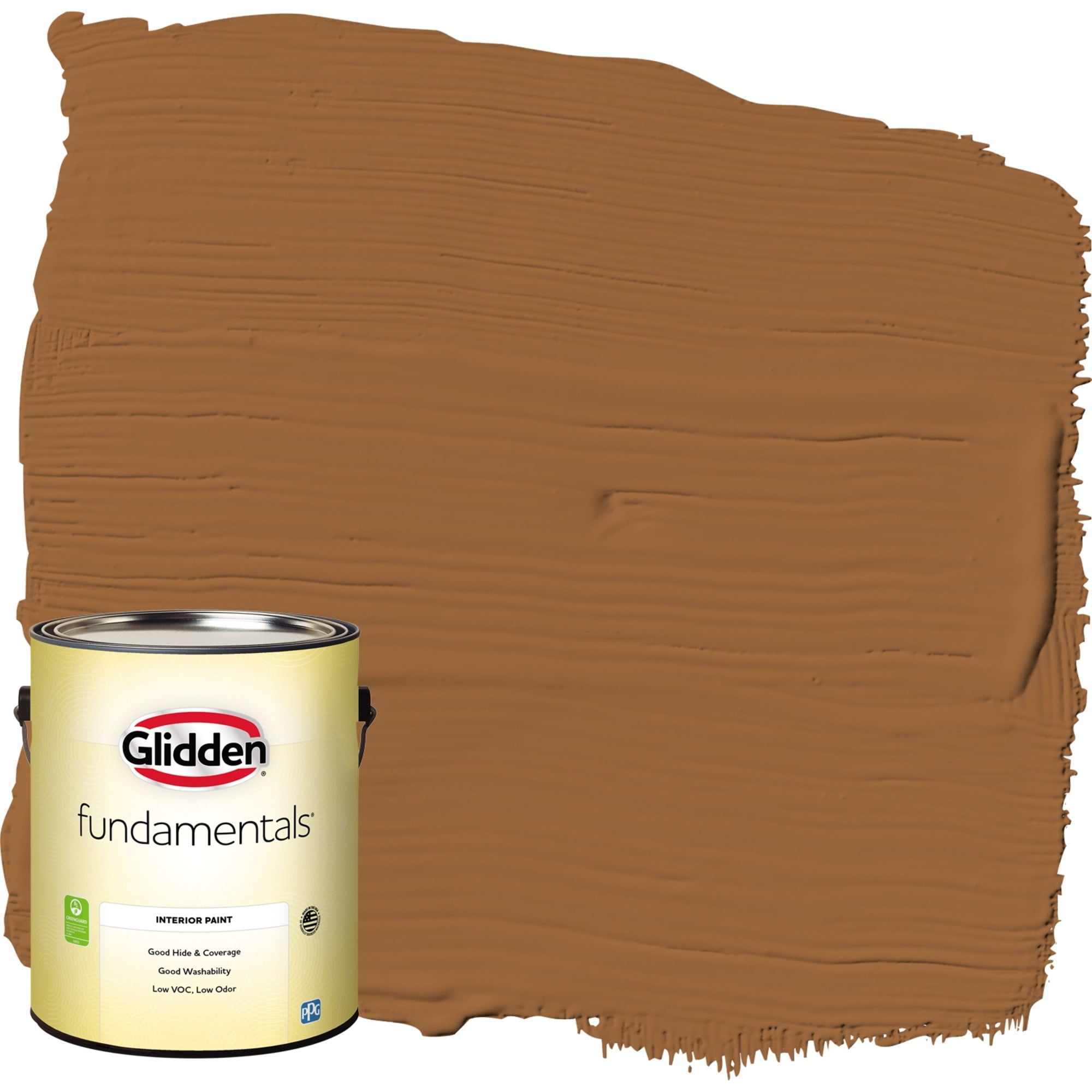 Glidden Fundamentals Interior Paint Ginger / Orange, Semi Gloss, 1