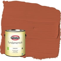 Glidden Fundamentals Glowing Firelight / Orange Eggshell Interior Paint, 1 Gallon