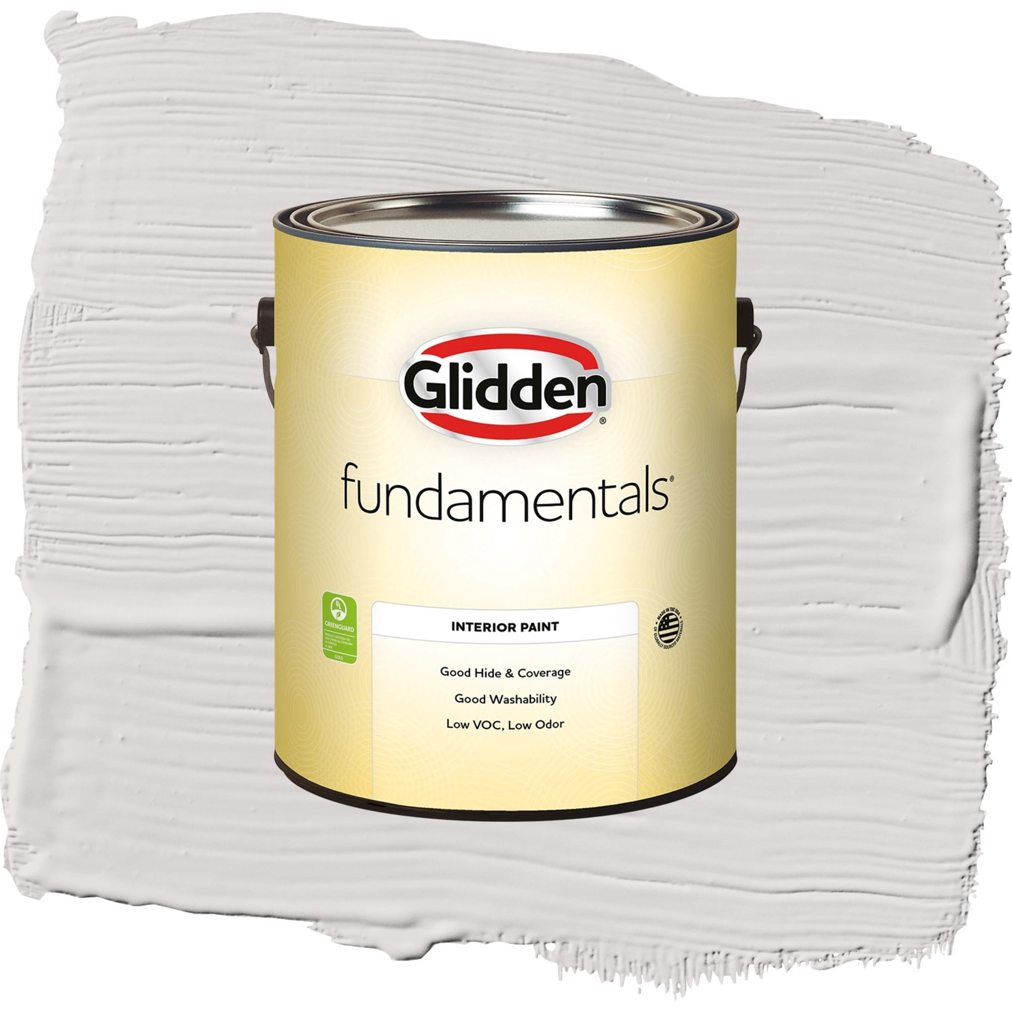 Glidden Fundamentals Go To Gray / Grey, Flat Interior Paint, 1 Gallon