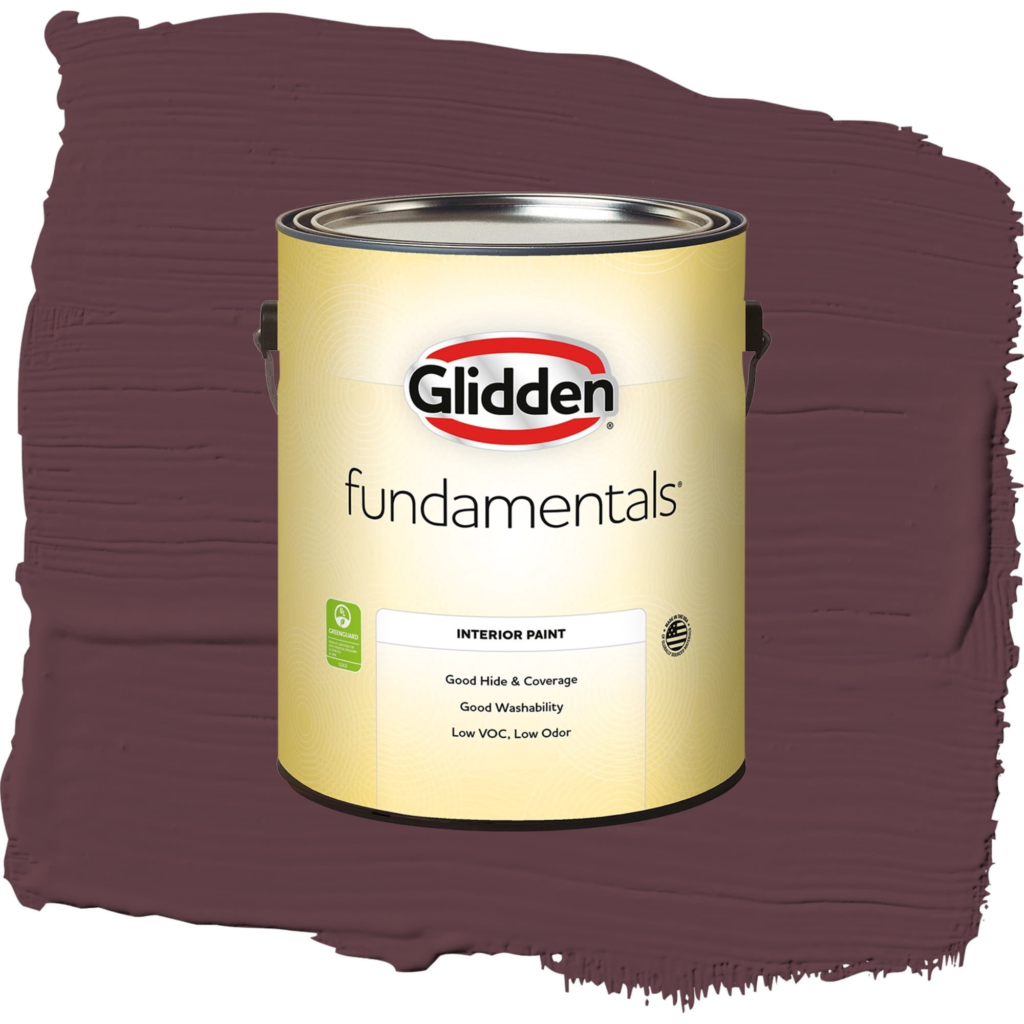 Glidden Fundamentals Gooseberry / Purple, Flat Interior Paint, 1 Gallon