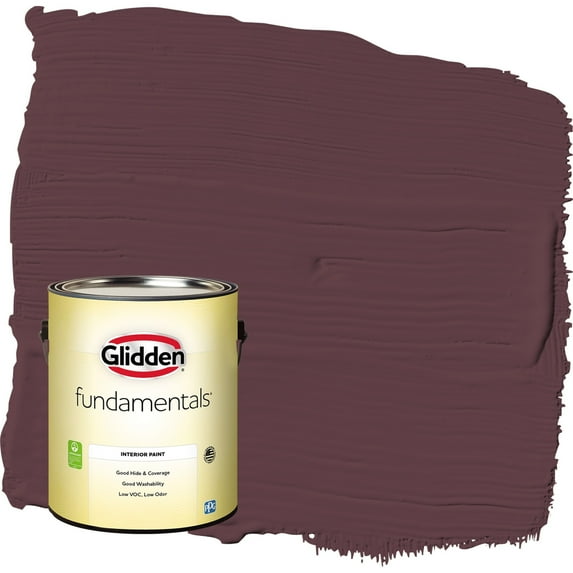 Glidden Fundamentals Gooseberry / Purple Semi-Gloss Interior Paint, 1 Gallon